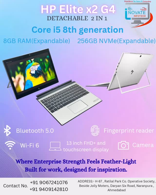 ? HP Elite X2 G4 2-in-1 Business Laptop ? ✔️ Touchscreen 