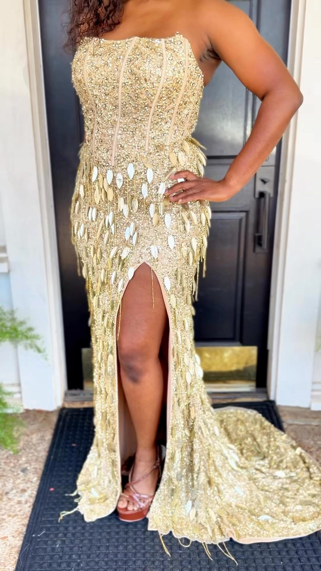 golden gala dress code code: GOLD 💛✨, •, •, •, •, •, •, #gala #brentwoodtn #pageantdress #semiformal #formalwear | The Clothes Tree Nashville HR-gift-card-only:2025-12-21_2026-02-28