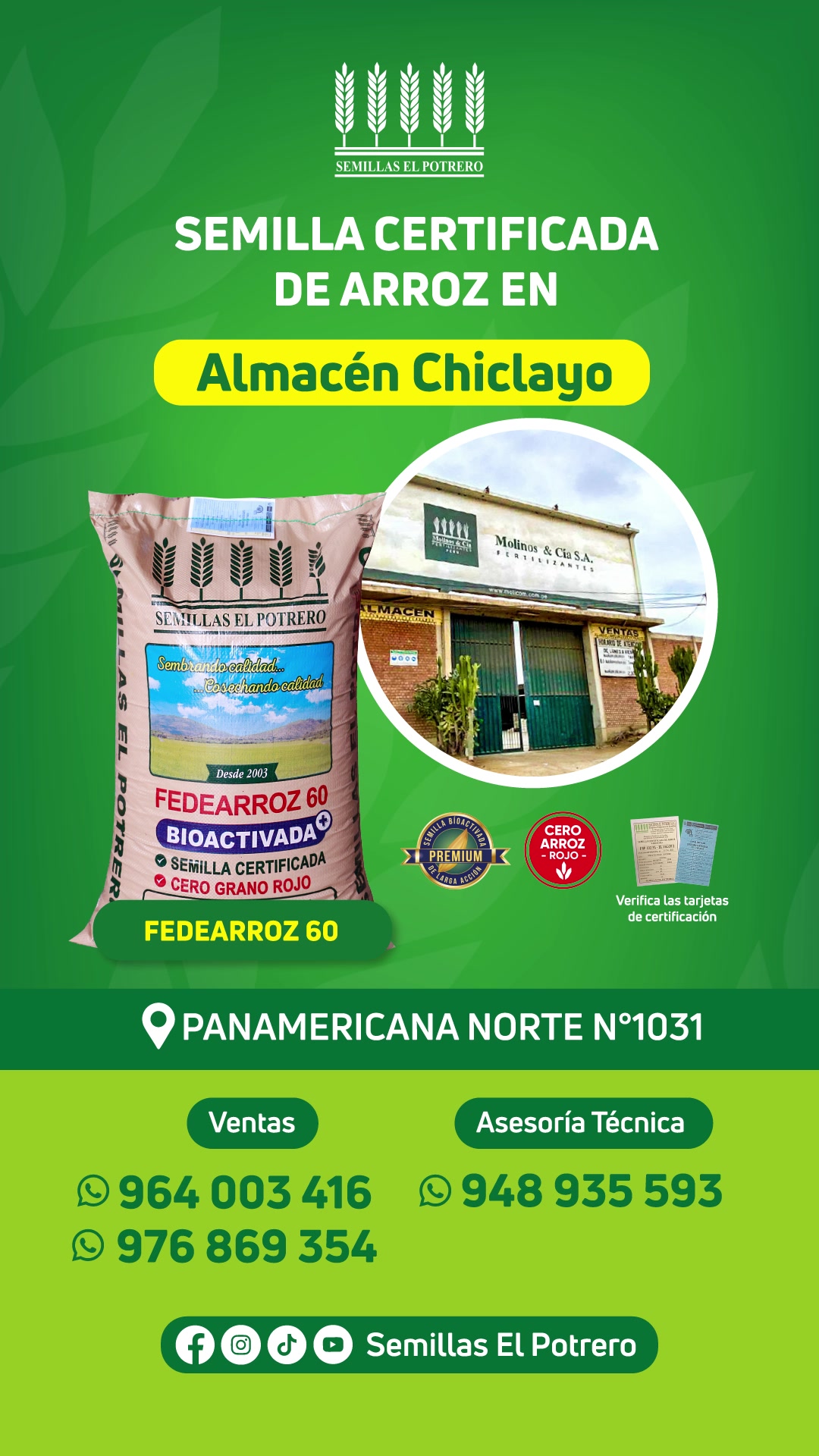 Semillas el Potrero - ⏳¡Falta Poco!⏳ Atención Valle de Jequetepeque 📣 ...