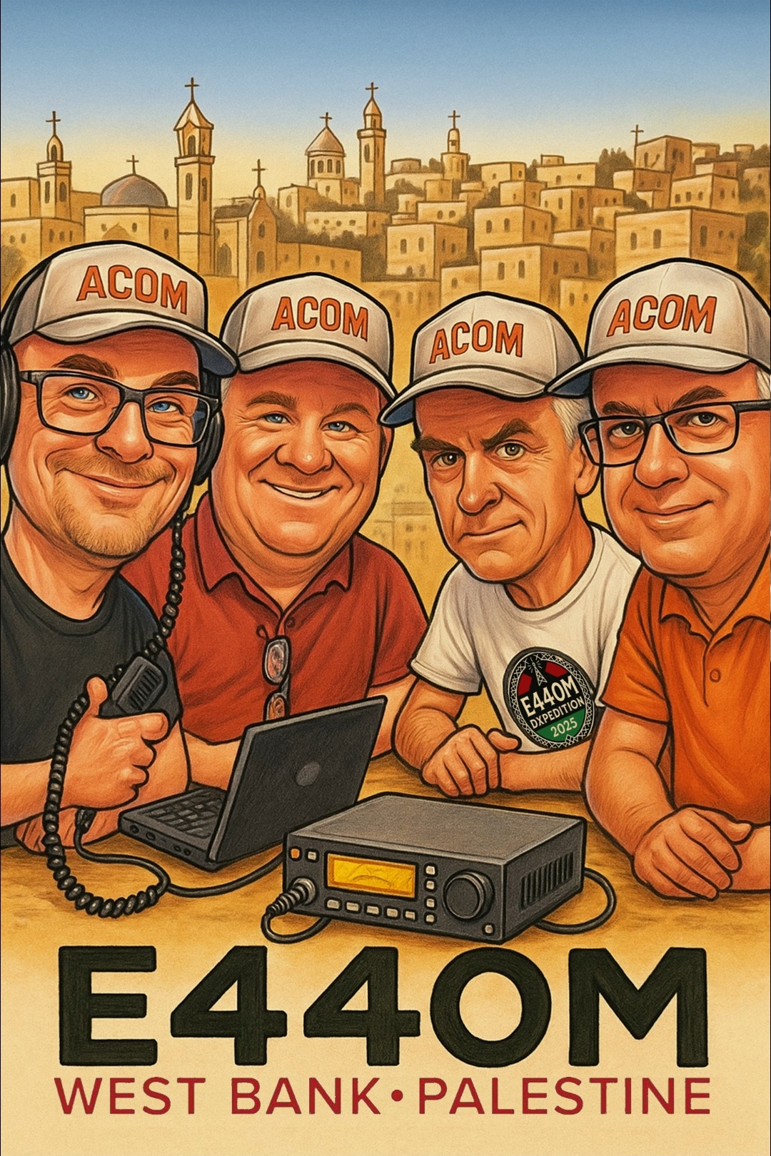 E44OM DX-pedition 2025 from West Bank Palestine 🇵🇸 on 20m band CW ...