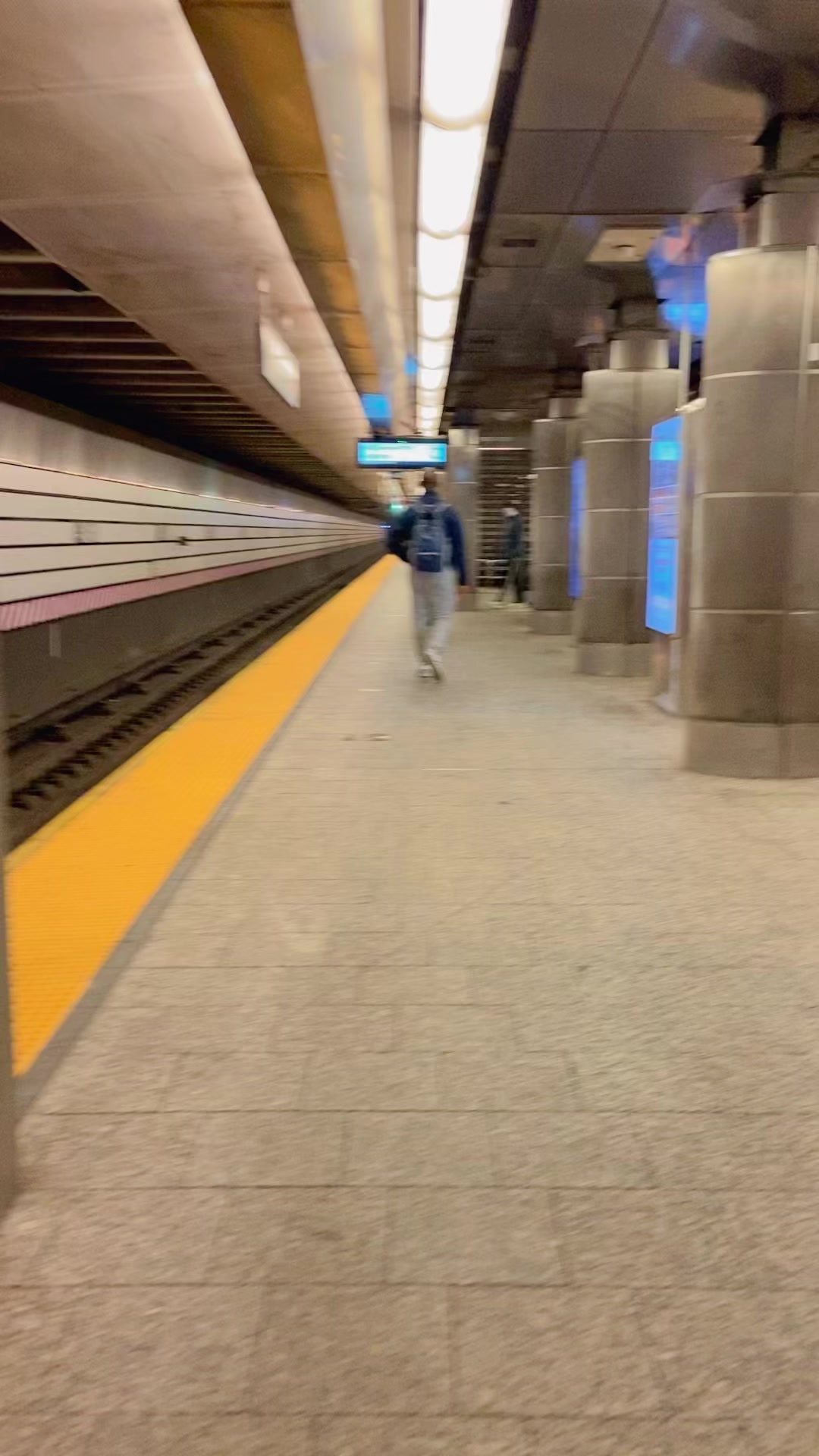 New York City, NY subway action on Lexington Avenue
