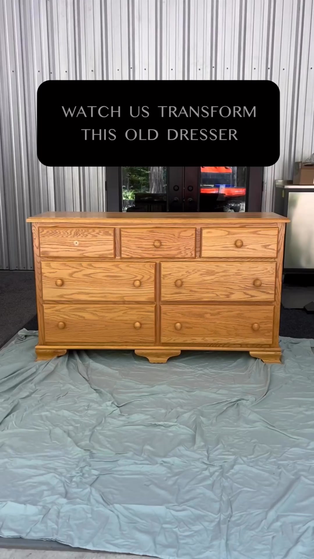 ✨ From Dated to Stunning: Classic Oak Dresser Makeover ✨, Some furniture makeovers are so dramatic, you can hardly believe it’s the same piece when it’s done. That’s exactly the case with this classic 