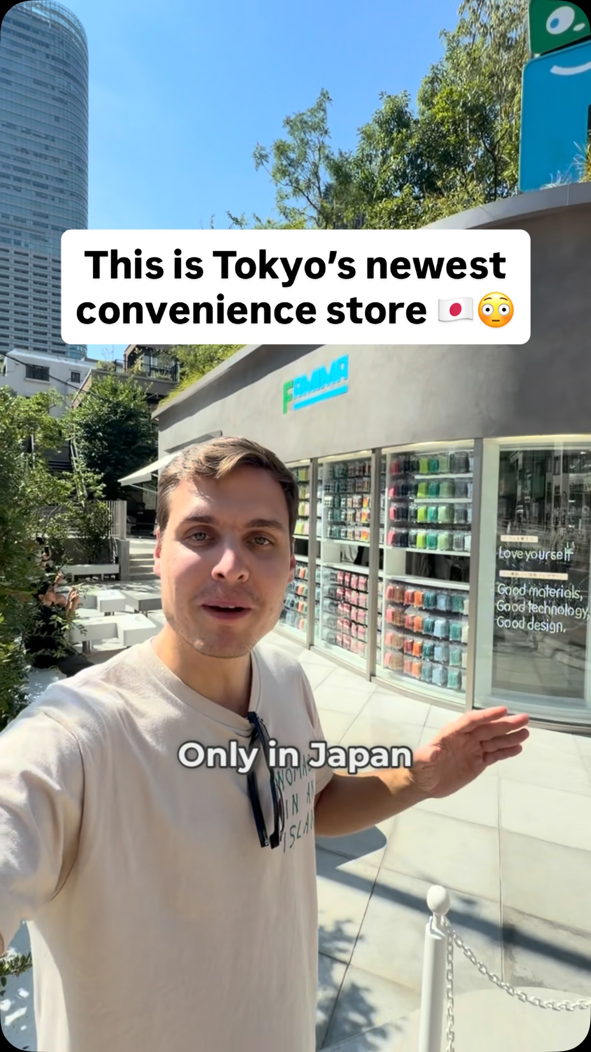 Japan's newest convenience store from the future 🇯🇵 This is the
