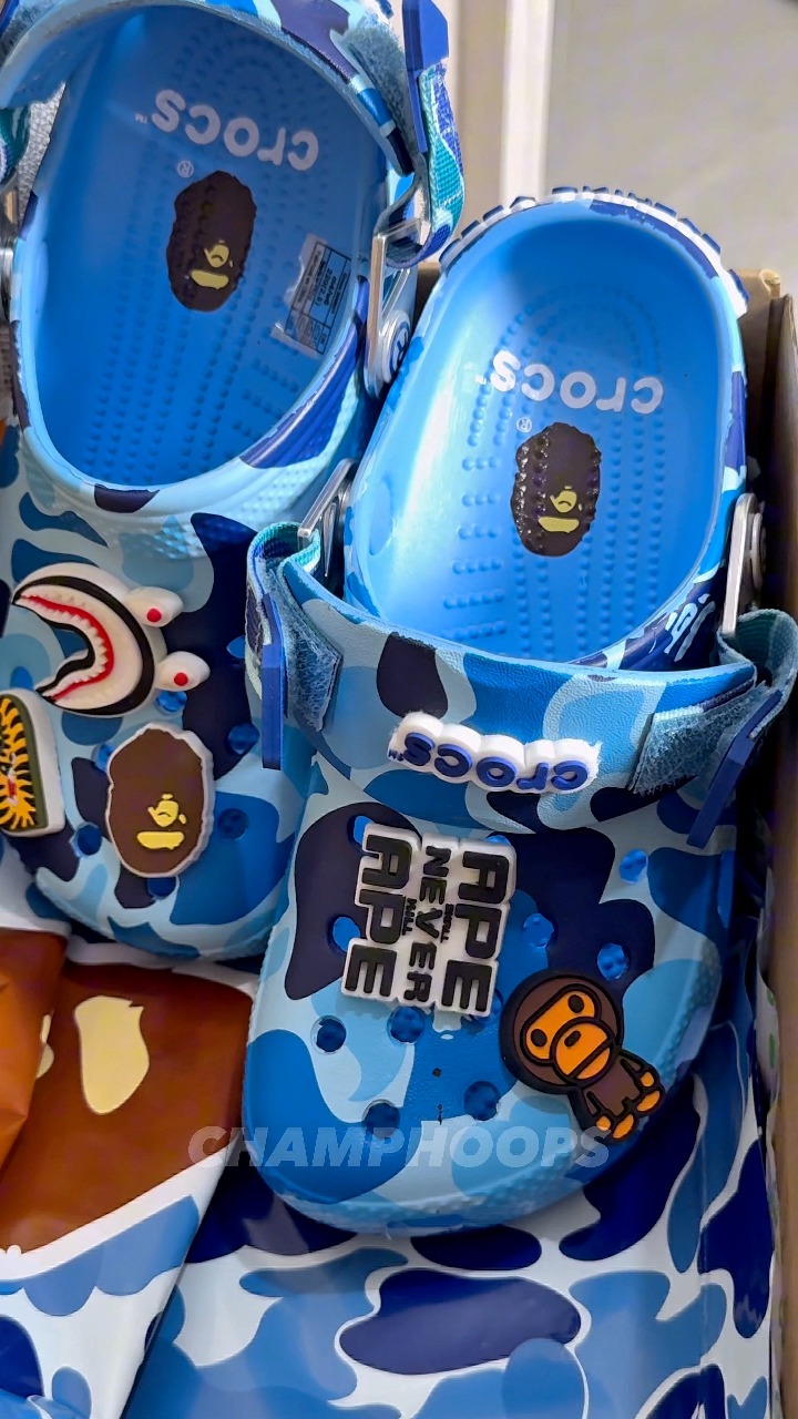 Crocs Classic Clog x A Bathing Ape 'ABC Camo Blue' (2025