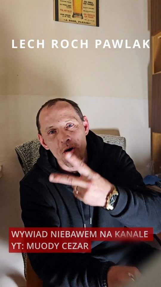 Wywiadzik z Lech Roch Pawlakiem niebawem na kanale Muodego Cezara🤙#trap ...
