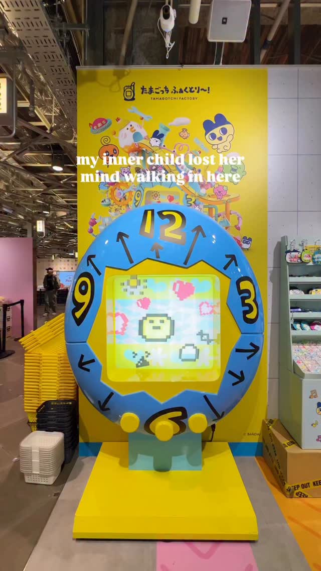 Tamagotchi Factory in Tokyo hit me right in the nostalgia! It didn