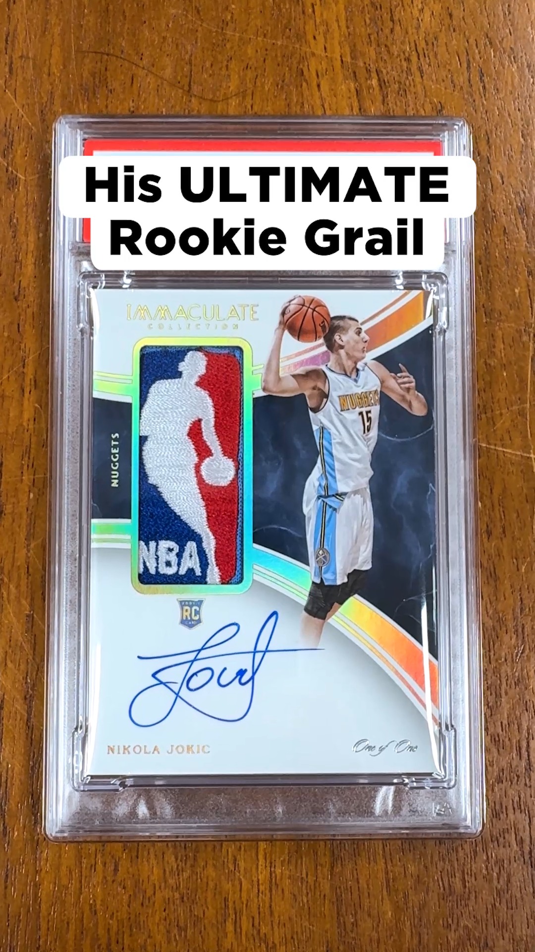 NIKOLA JOKIC TOTALLY CERTIFIED RC PSA9 Mystery Ink PSA Graded NBA