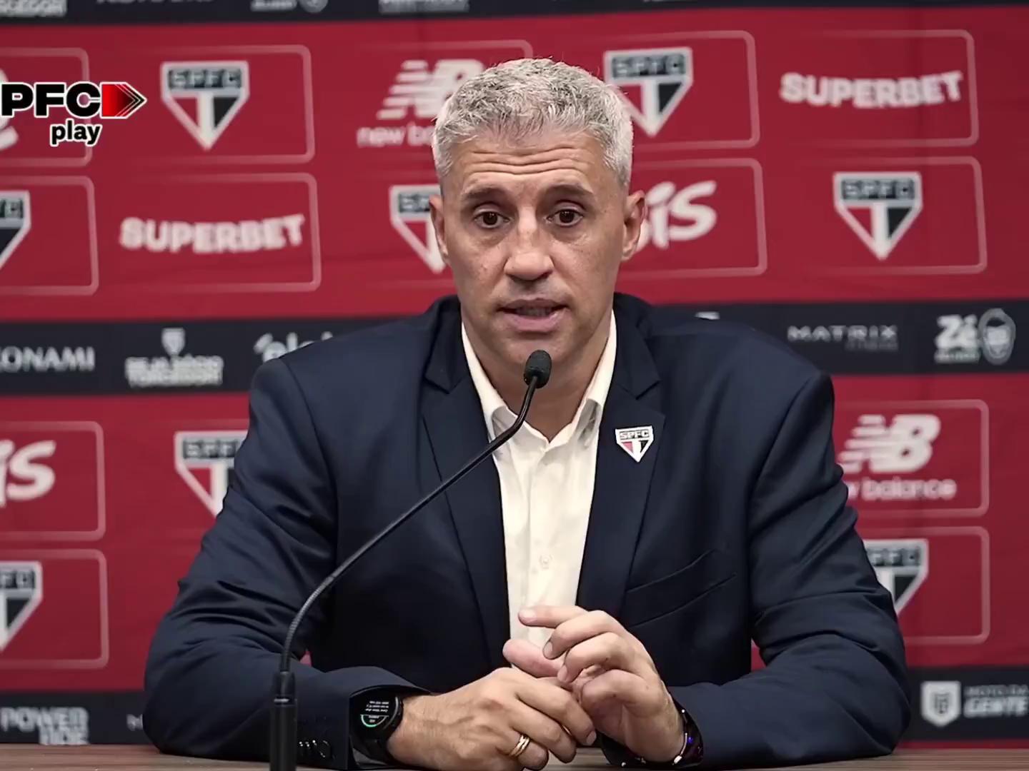 E a qualidade dessa câmera da SPFC Play na coletiva do Crespo? | São ...