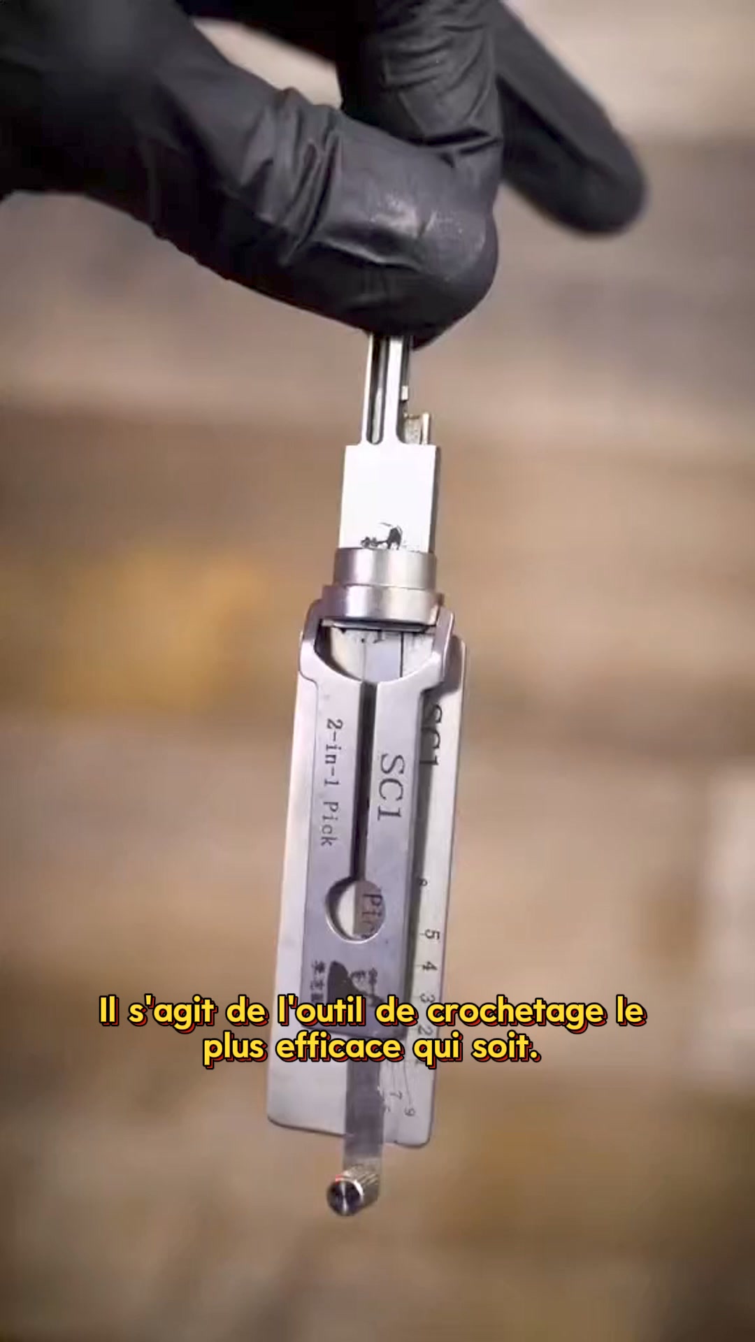 Décodeur de clé maître 2 en 1, outil de crochetage de serrure, décodeur de clé maître en acier inoxydable, kit de réparation multifonction en acier inoxydable, outils à main robustes, SS001-SS002
