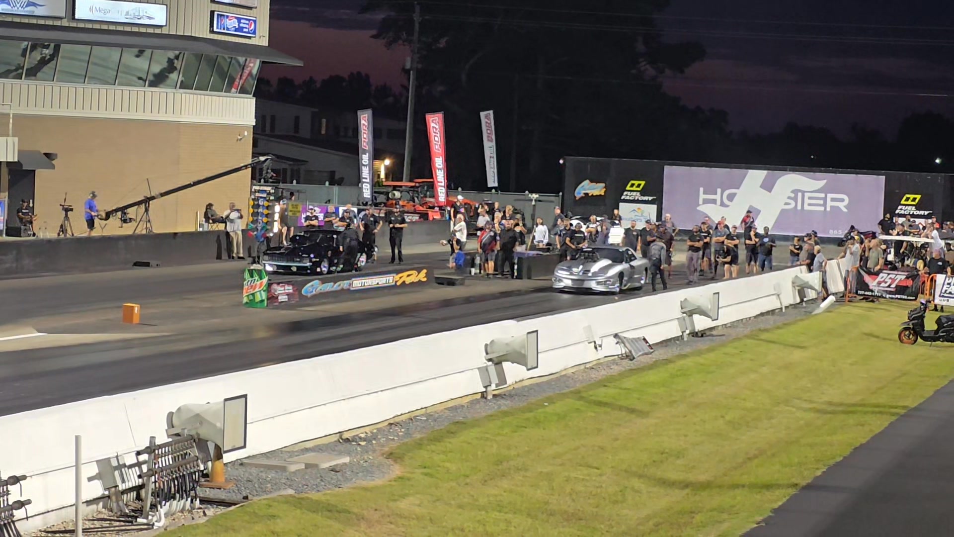 Ron vs Fletcher, came up a tab bit short with Ron running a 3.95 and ...