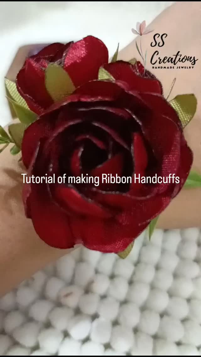 Tutorial of making Ribbon Handcuffs Part-1 #tutorial #everyone #diy # ...