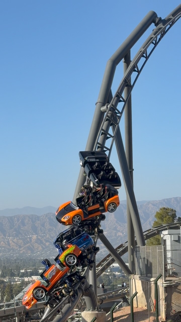 Melvin and Ginger took a spin on Universal Studios Hollywood's new