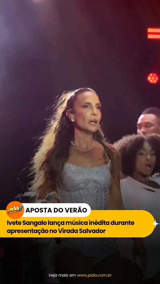 LANÇAMENTO DE MAINHA! 🔥 Ivete Sangalo apresentou ao público a música ...
