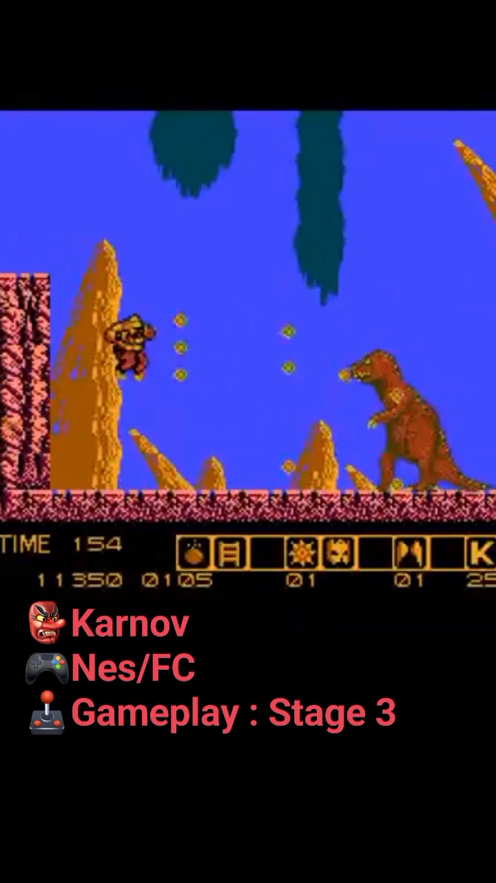 👺Karnov 🎮Nes/FC 🕹️Gameplay : Stage 3 #Karnov #เกมเก่าในความทรง
