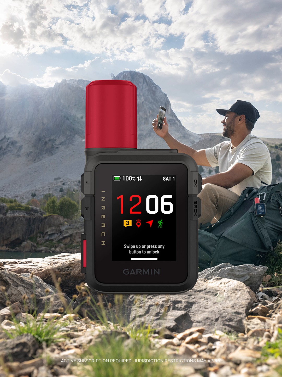 backpacking light garmin inreach mini 2 Satellite Communicator (Flame Red) Bundle | For Off-Grid Messaging, SOS & Location Sharing | Lightweight Compact Rugged Design 810) and water Garmin inReach Mini 2 -