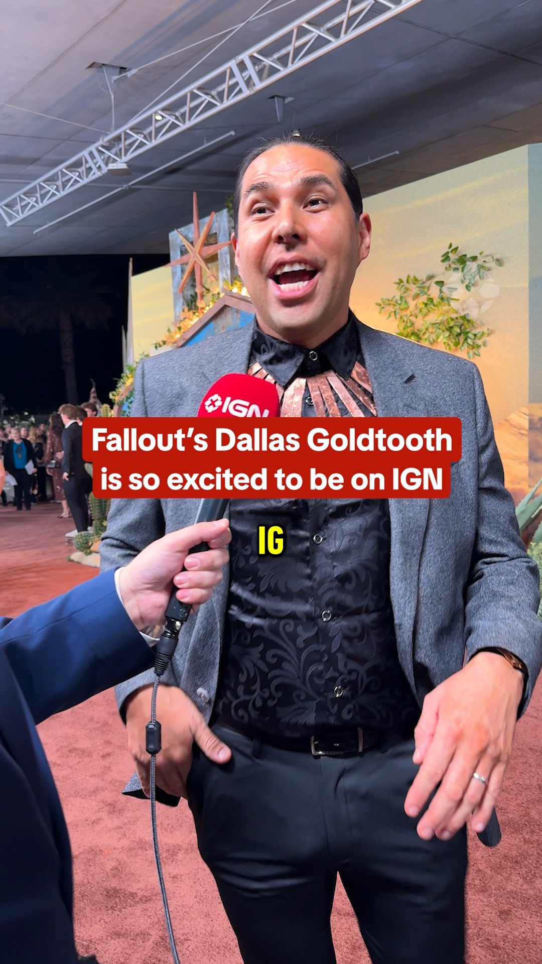 Fallout star Dallas Goldtooth loves IGN and we love Dallas! #fallout # ...