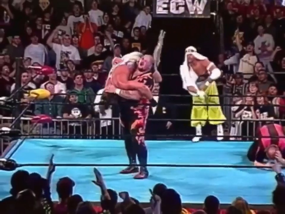 Bam Bam Bigelow (c) vs. Rob Van Dam #fblifestyle #ECW1997