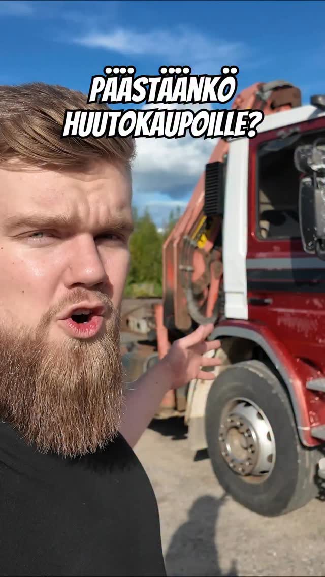 Saadaanko Scania katsastettua ja päästäänkö huutokaupoille? 😎 Olisi ...