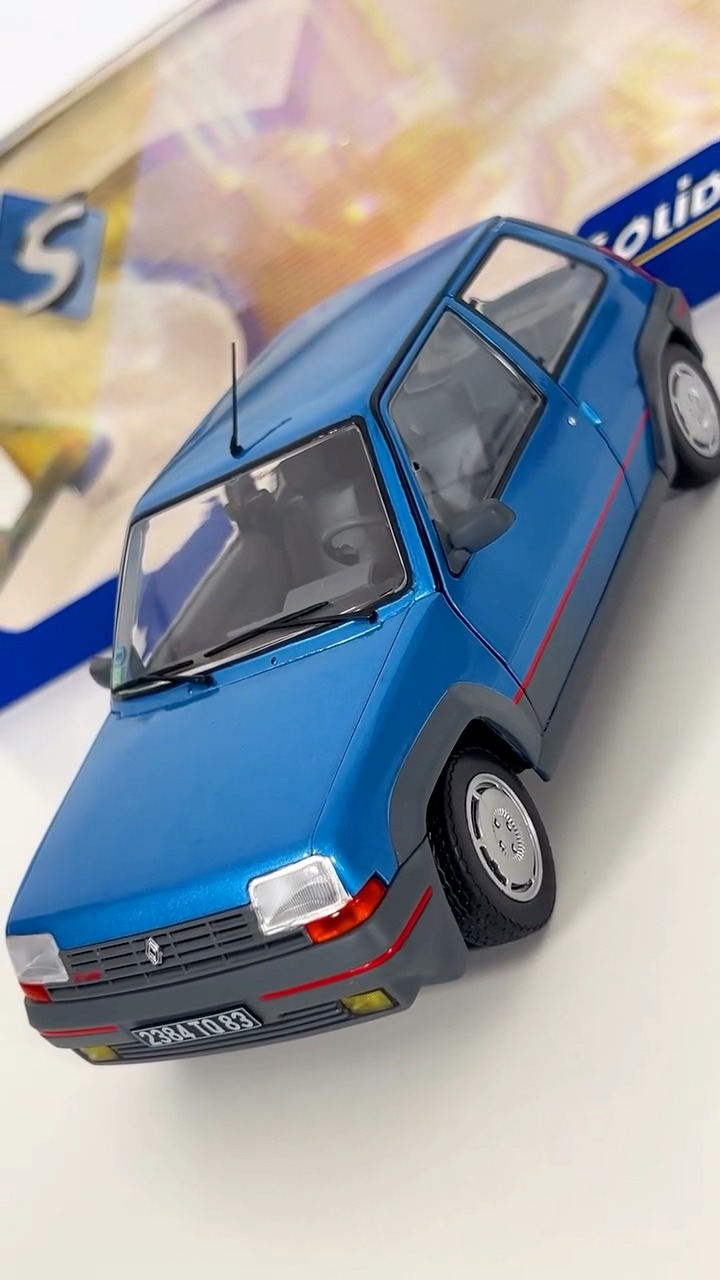 Here is the Otto 1/12 1987 Renault 5 GT Turbo Phase 2 in White