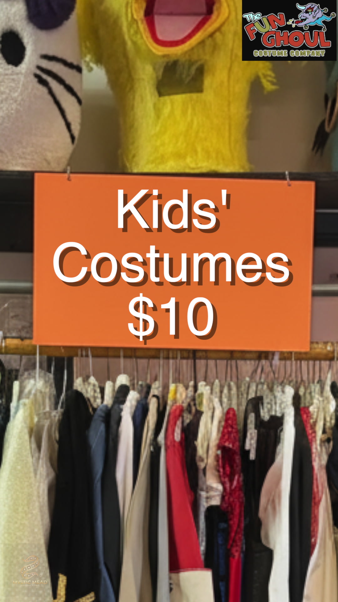 All kids' costumes just $10 at The Fun Ghoul Costume company in ...