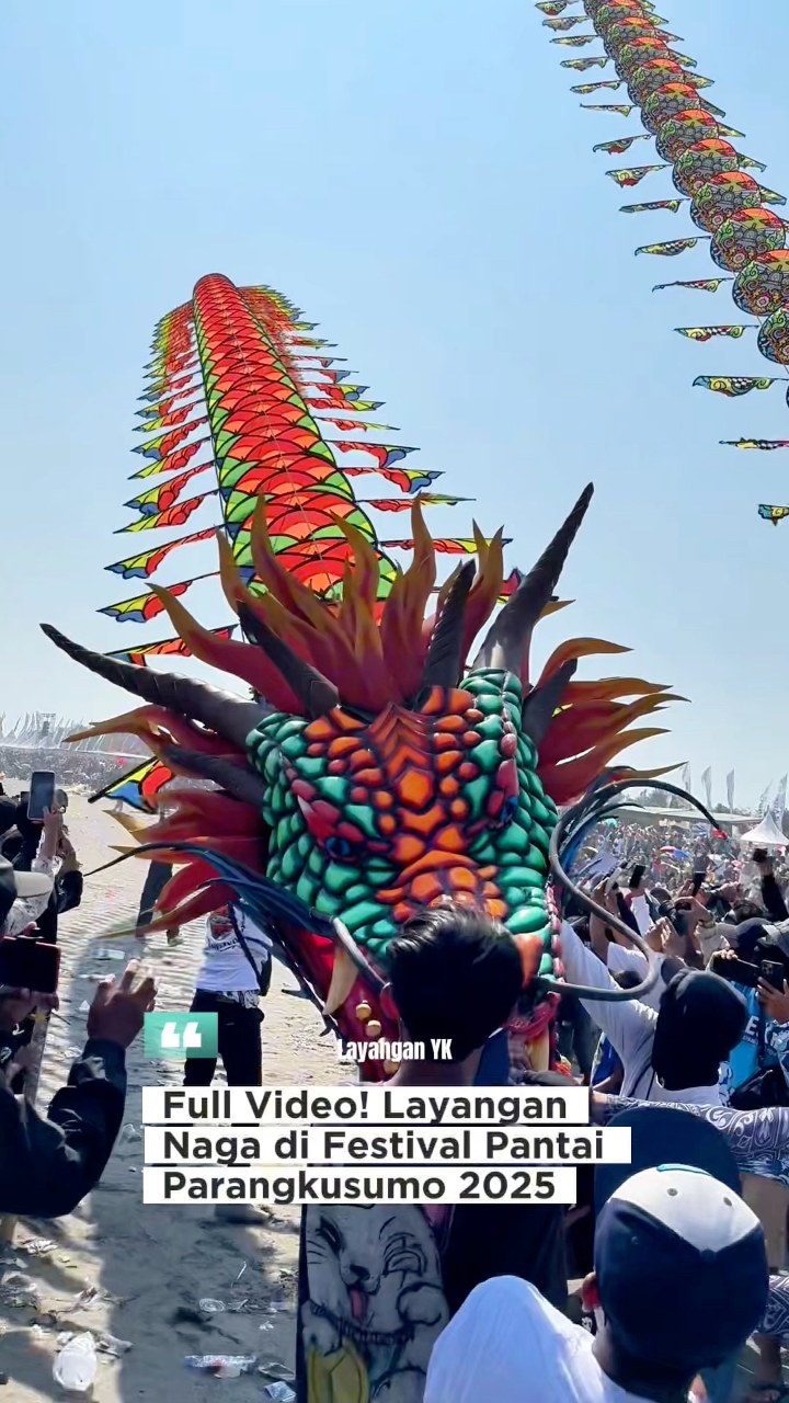 FULL VIDEO! Festival Layangan Naga di Pantai Parangkusumo #layangan # ...