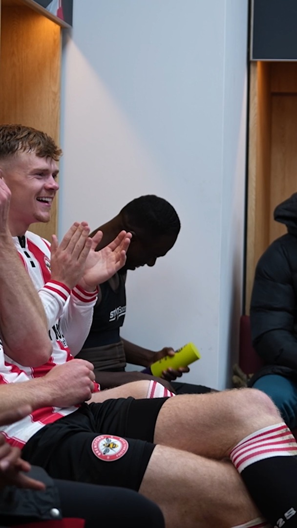 A wholesome Michael Kayode dressing room speech following our win over ...