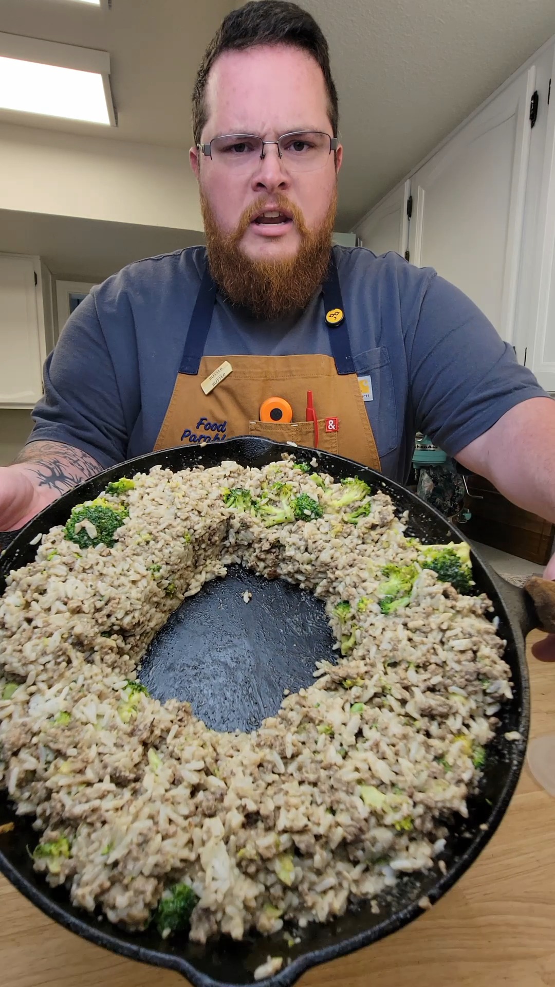 Next up in the cream of series. Cozy cream of mushroom beef, broccoli ...