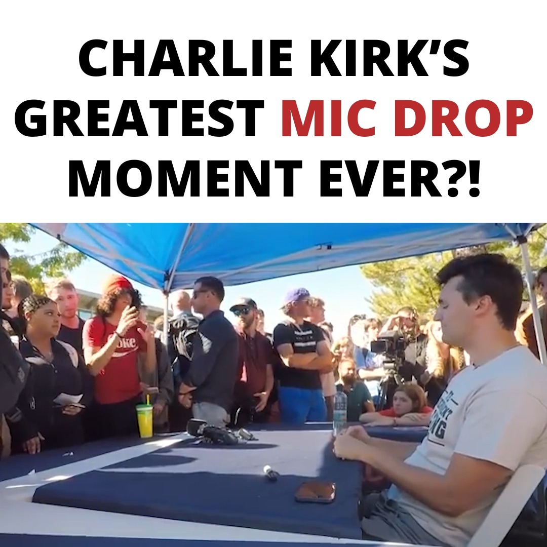 Charlie Kirk's Greatest Mic Drop Moment Ever?! Subscribe to The Charlie ...