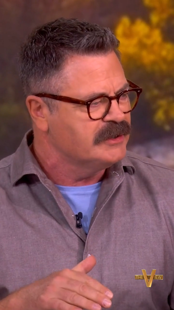 'Little Woodchucks' author Nick Offerman shares his reaction to Taylor ...