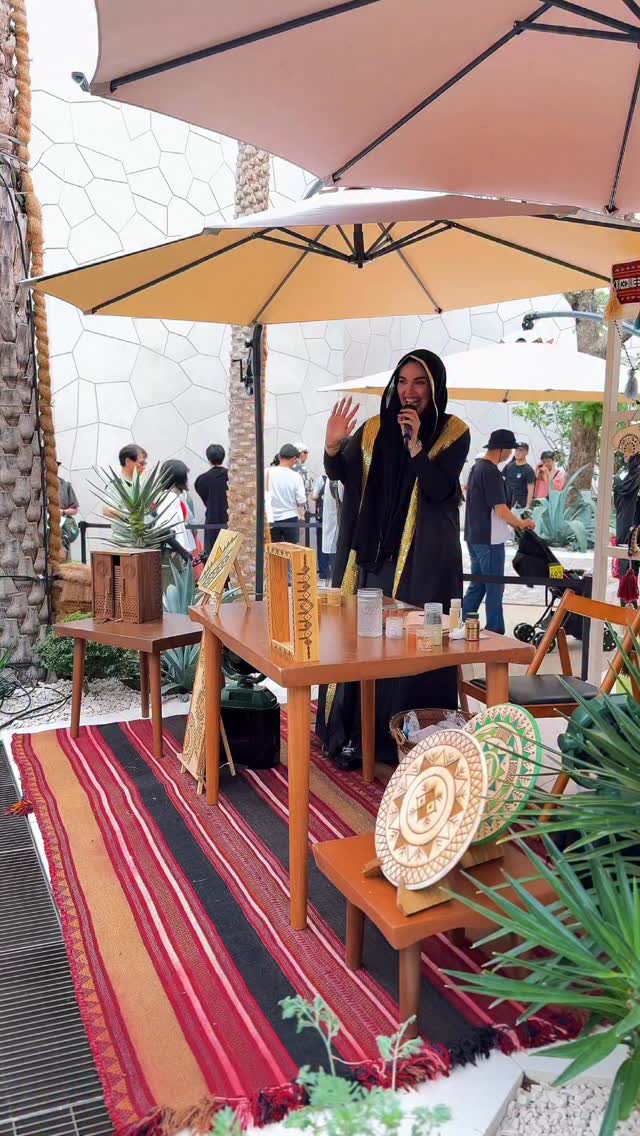 サウジの工芸品 🪵🖌️ 芸術、伝統、そして創造性 ✨ #Expo2025 #大阪
