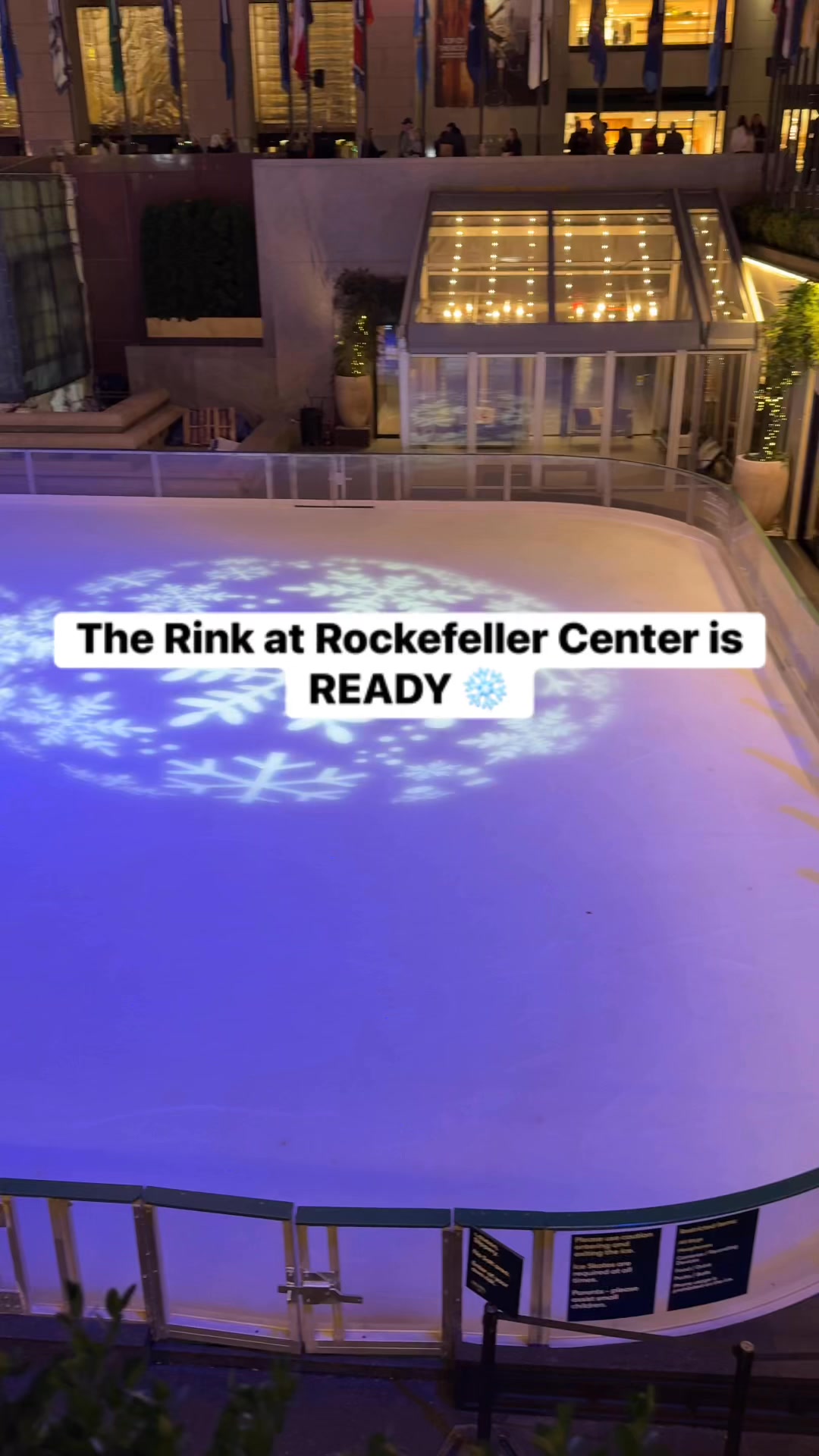 It’s that magical time again! ⛸️ Rockefeller Center Ice Rink opens ...
