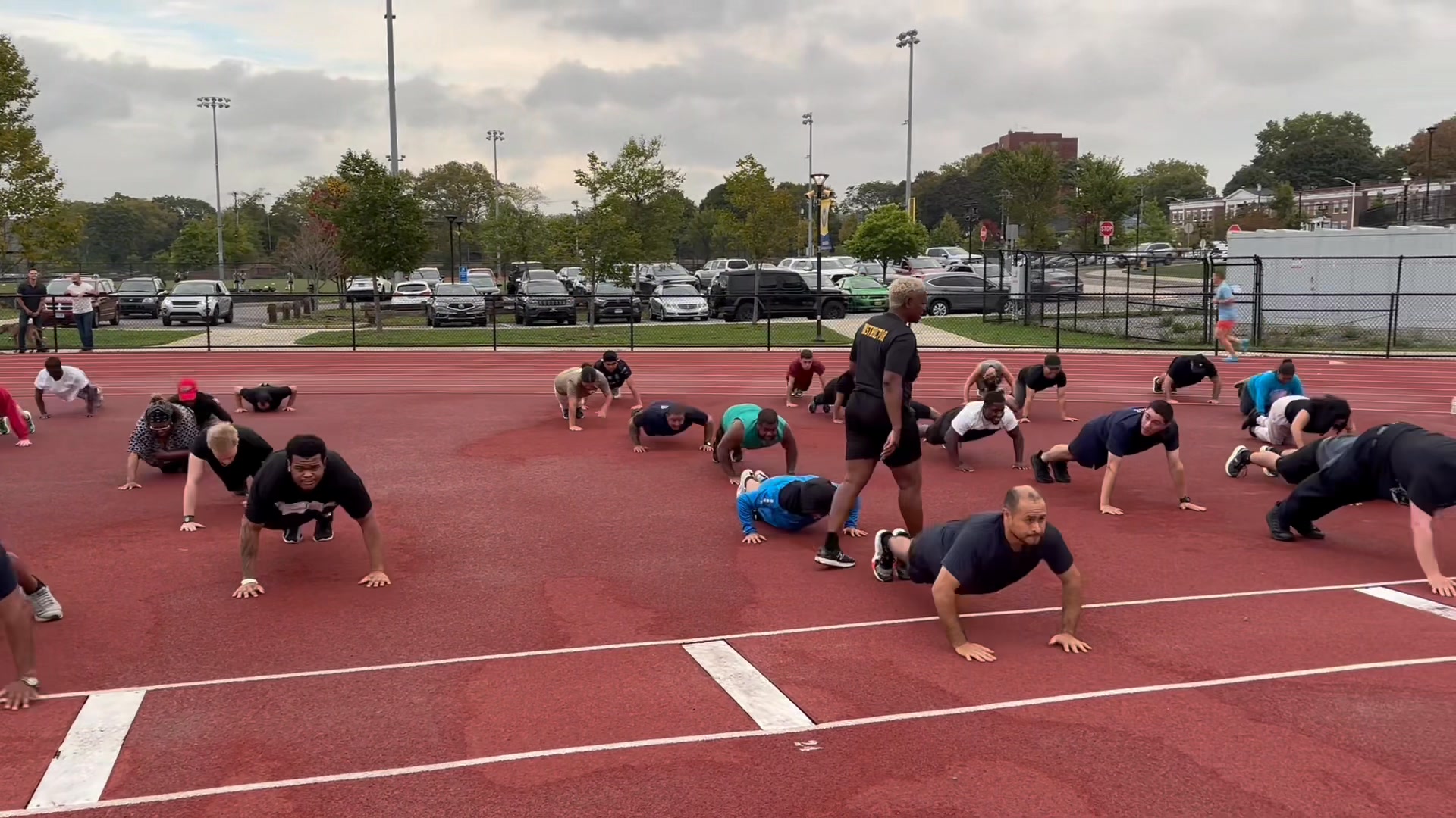 Day two of the Bridgeport Police Department Conditioning Camp is ...