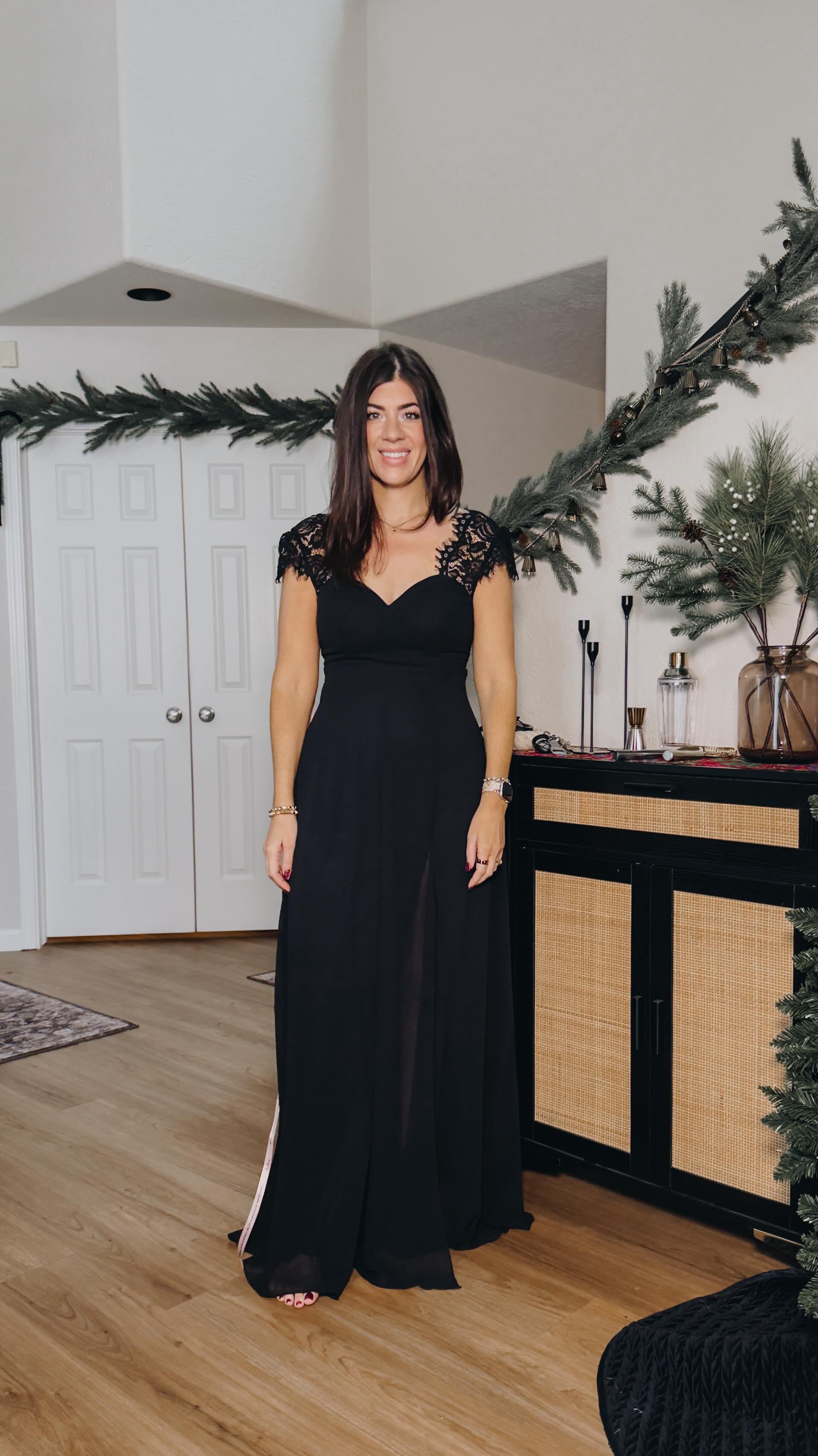 black wedding guest dress winter Help me choose! Which of these holiday and dresses should I wear? I also think I might try an updo (I’ve been practicing) , Use “Wedding Guest” for details and sizing on these, Color:Dusty Navy HOUSE OF CB Naima MATRIXIFYWK82025 but to be understood