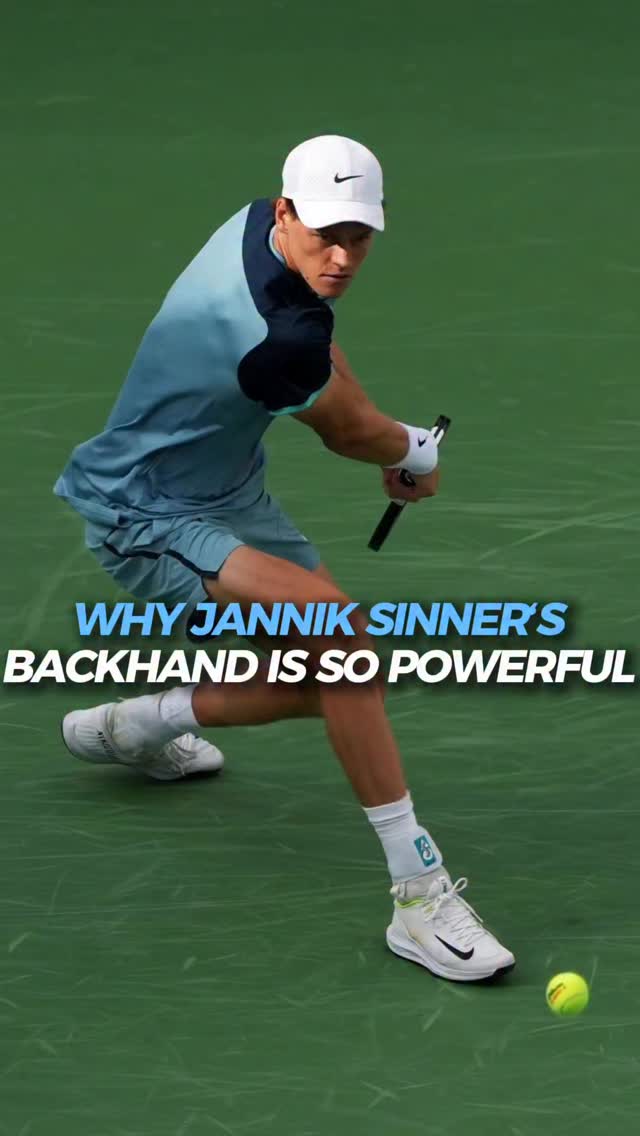Master the Sinner Backhand 💥🎾 Jannik Sinner’s backhand is one of the ...