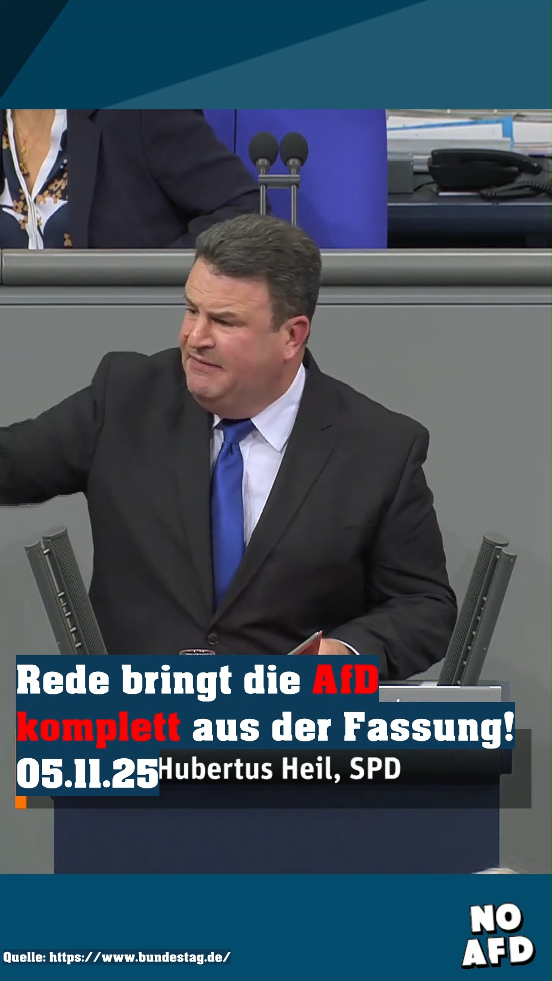Diese Rede bringt die AfD komplett aus der Fassung! 👉 Lasst ein Like ...