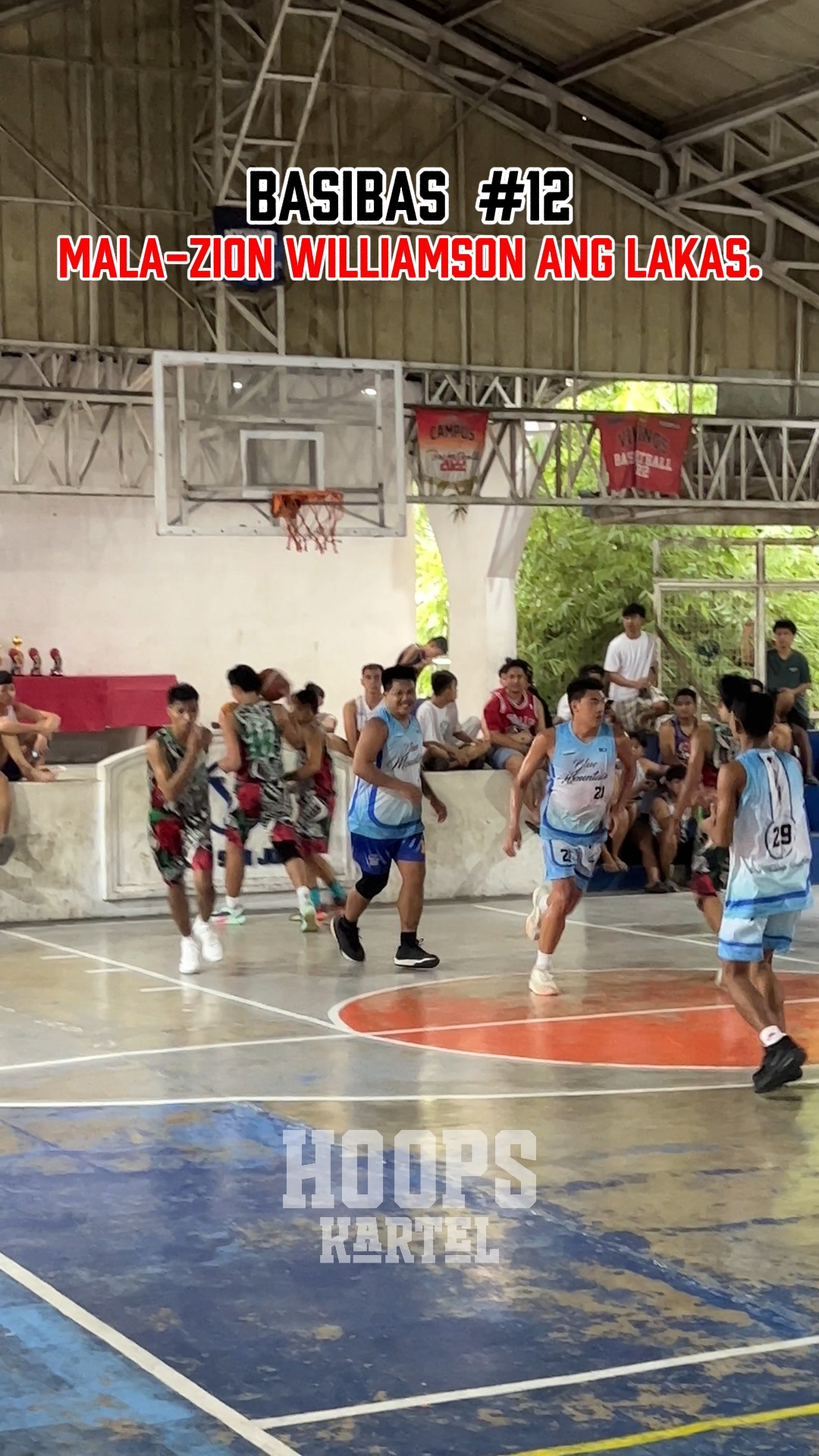 Basibas #12, mala-Zion Williamson ang lakas. 🏆Championship game between ...