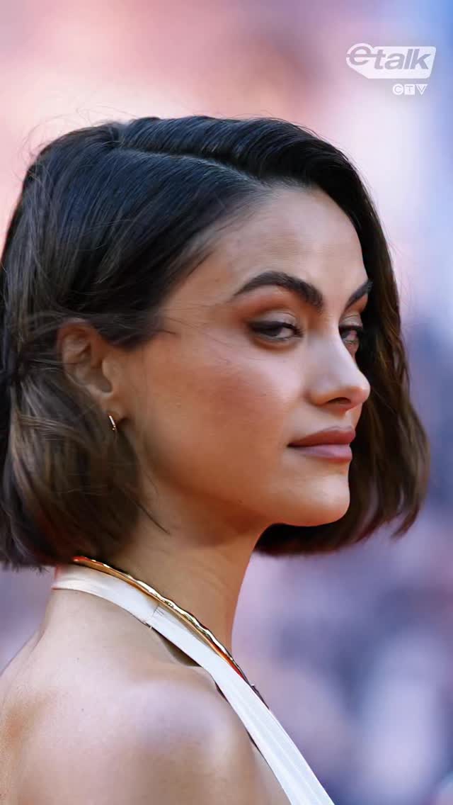 Blue eyes?! 👀 Camila Mendes rocked a new look while attending the ‘Masters Of The Universe’ UK premiere 🇬🇧, #CamilaMendes #MastersOfTheUniverse #RedCarpet #Fashion | etalk