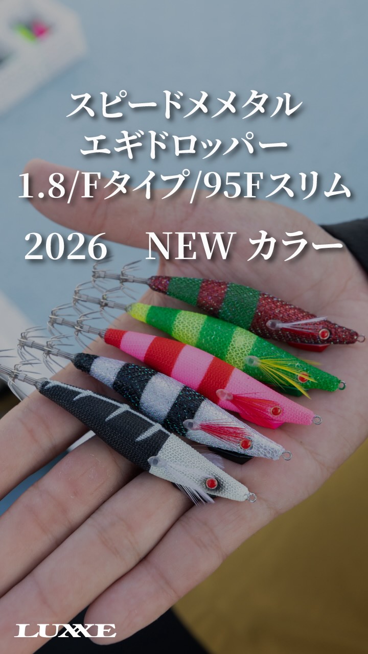 イカメタル】 大人気のスピードメタルエギドロッパーシリーズに新色が