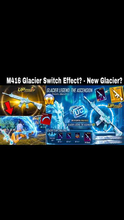 Last Chance for Free Rewards! | M416 Glacier Switch Effect