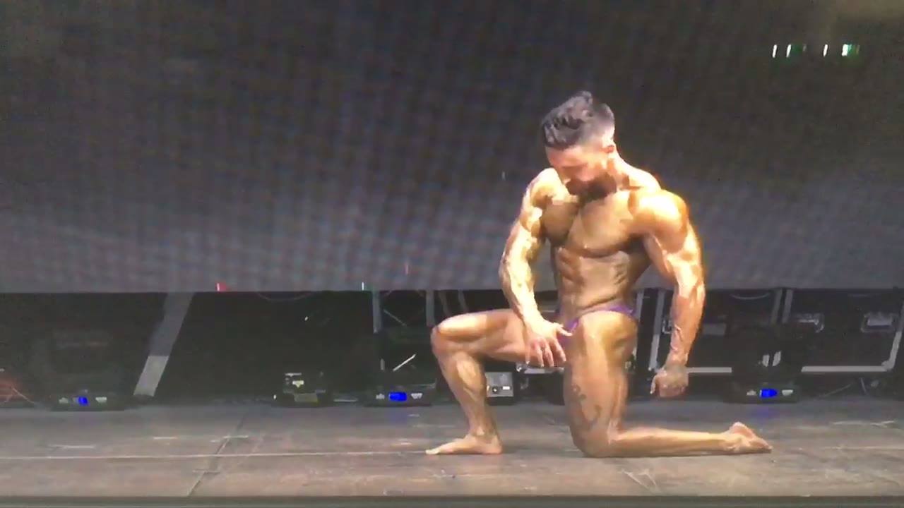 British bodybuilder Mick Theo in his competitive days. Those who 