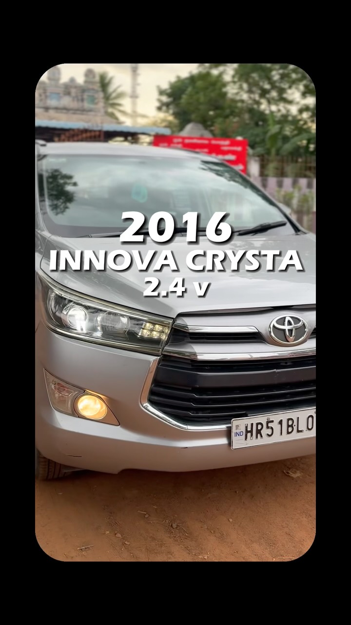 2016 Toyota Innova Crysta 2.4V – SOLD & Trusted! 🤝 One month