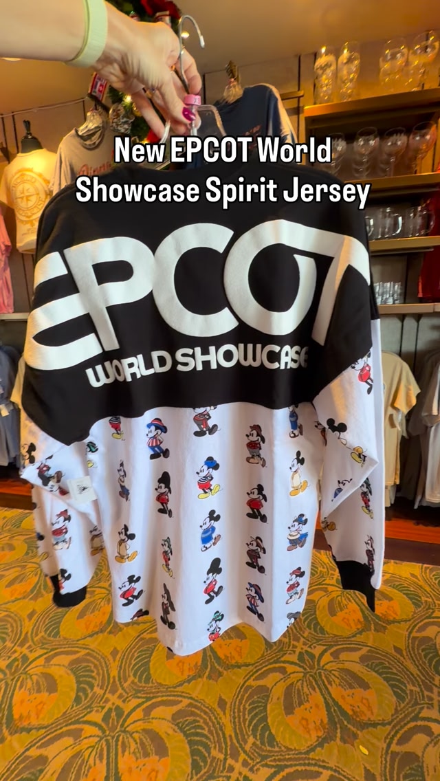 The pre-opening Spirit Jerseys for World of Frozen and Disney
