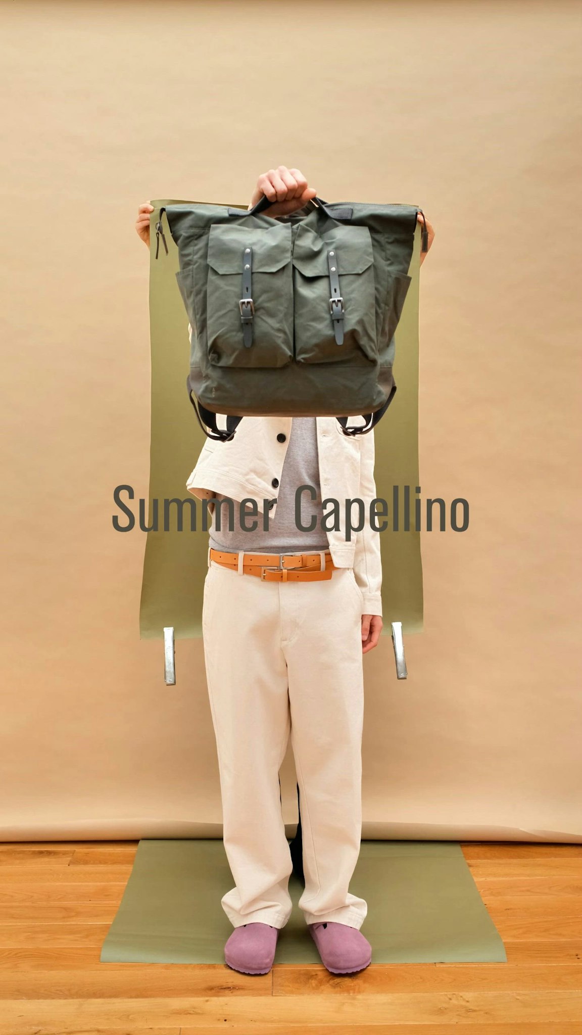 ally capellino leather backpack Hoy Mini in Tan |Ally Ally Capellino 'Dean' Rucksack