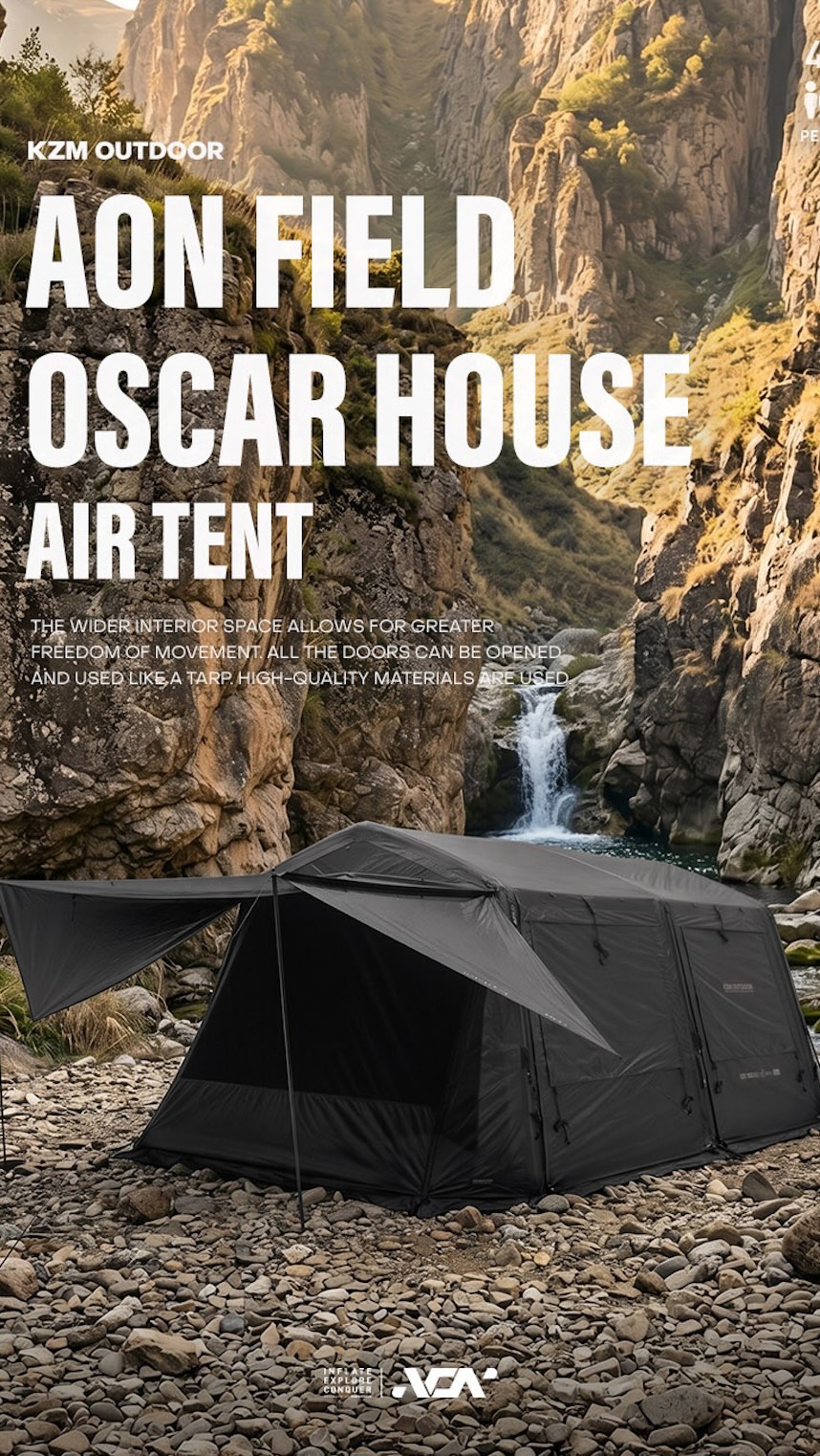 coming soon KZM AON FIELD OSCAR HOUSE AIR TENT 従来の