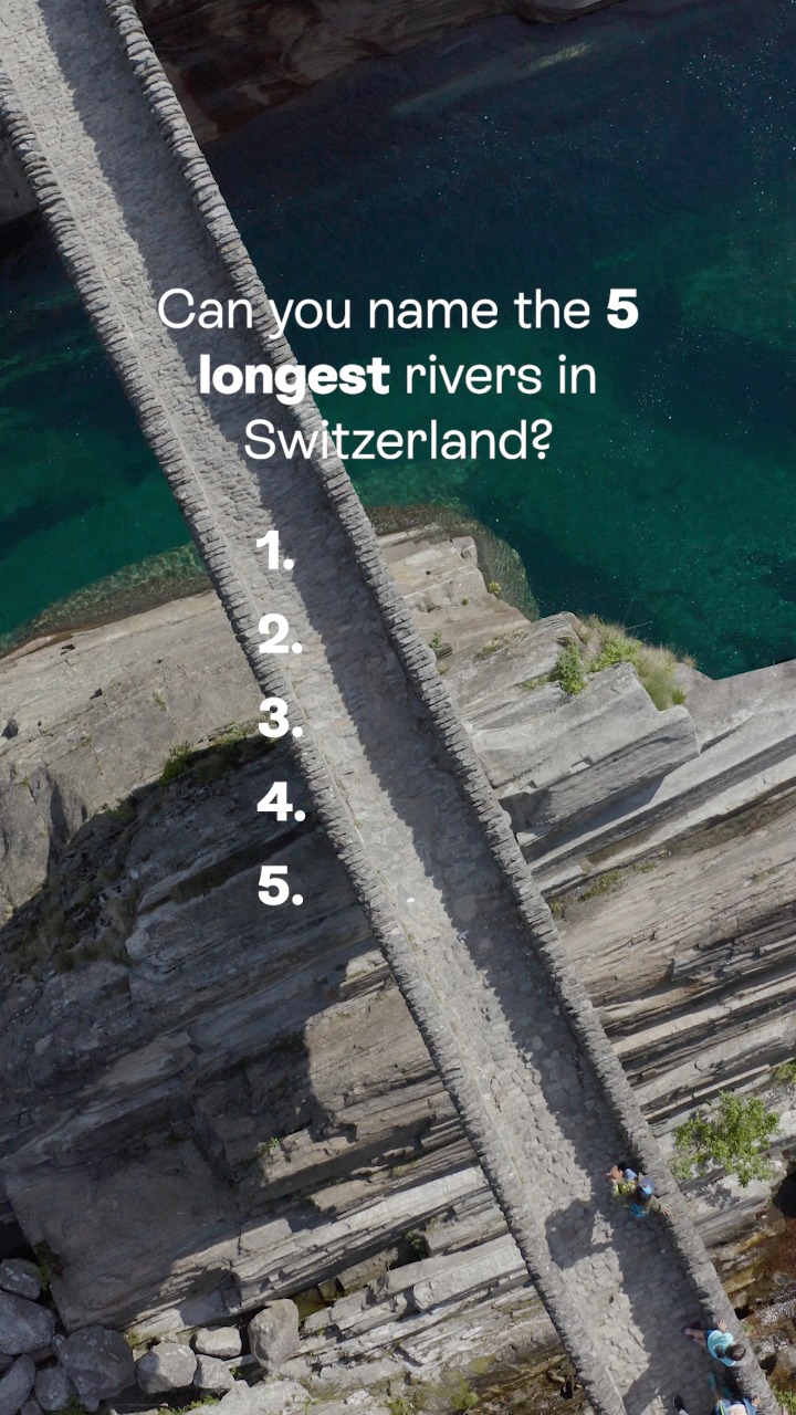 Do you know which river is the longest in Switzerland? Switzerland may ...