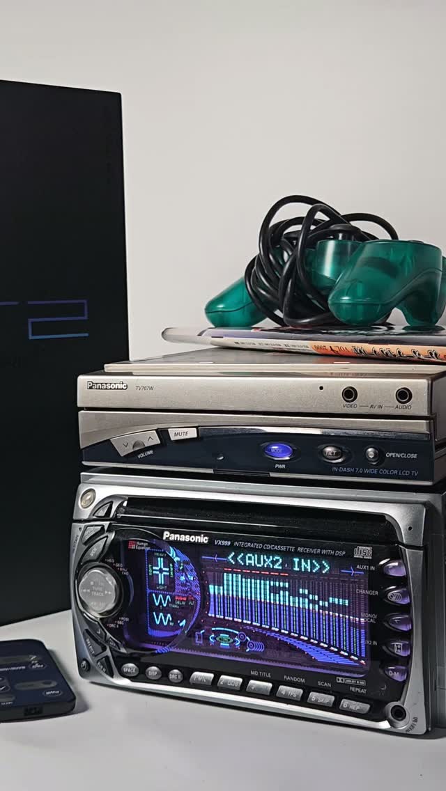 Panasonic TV707W / CQ-VX999 Y2K car audio was on another level