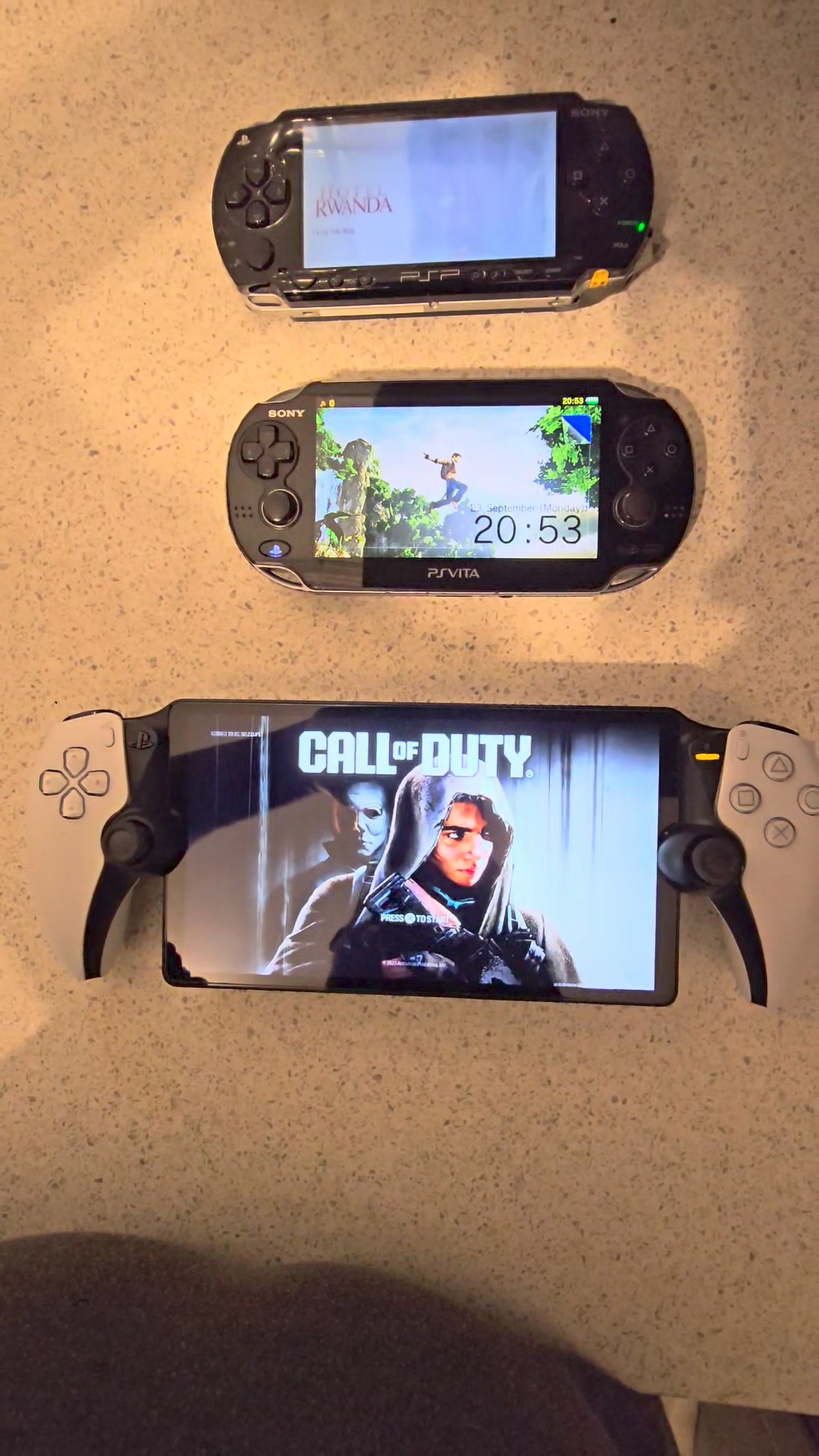 I haven't turned on the Psp and vita in over 12yrs now thinking