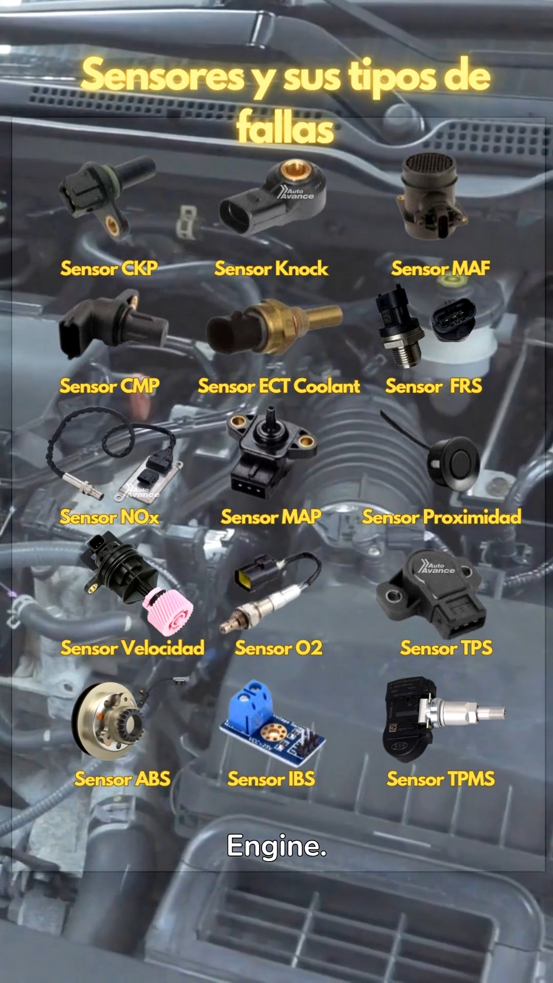 Sensores del Motor y sus fallas: 🔧 Sensores del motor y su modo de ...
