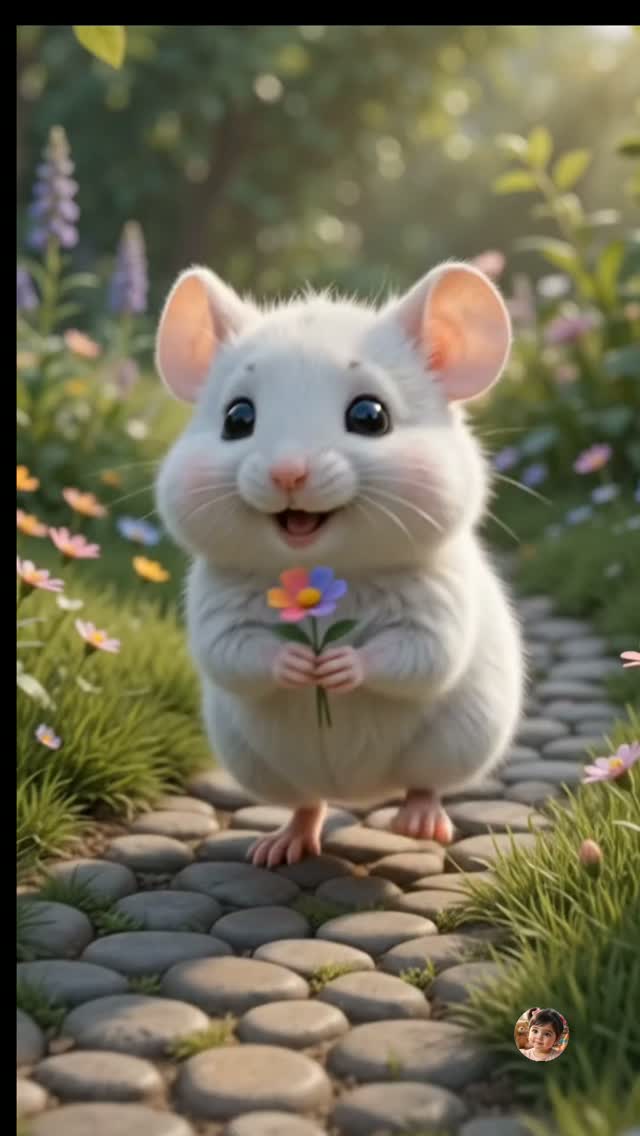 The kissing mouse, short but sweet | The Mouse family that live by
