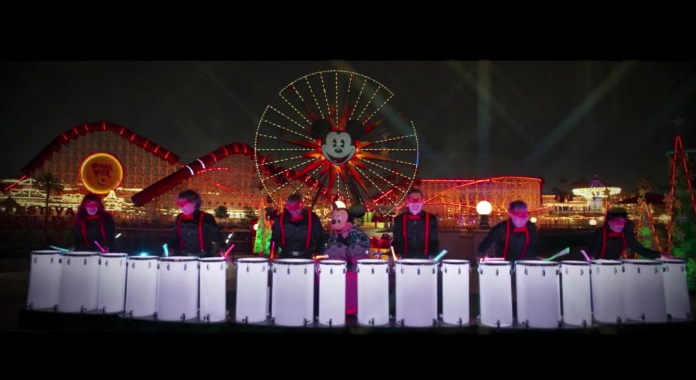 Mickey Mouse shows his skills at Mickey's 90th Spectacular